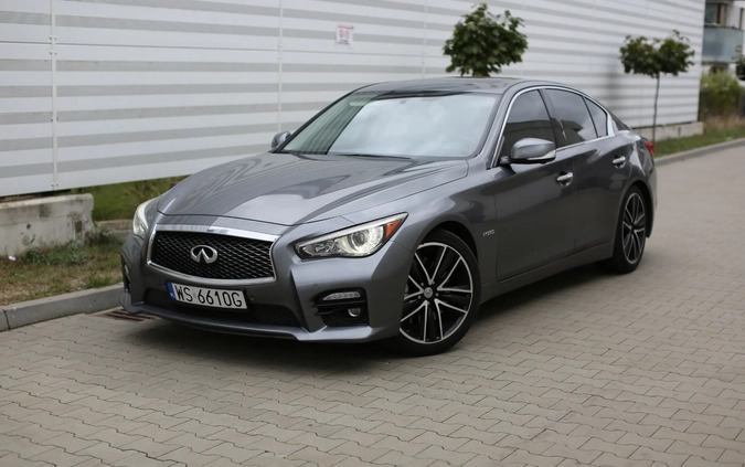 Infiniti Q50 cena 64999 przebieg: 226000, rok produkcji 2014 z Siedlce małe 277